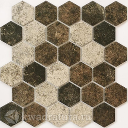 Мозаика керамогранитная Bonaparte Olmeto brown 28,2х27,1