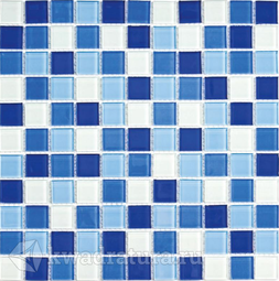 Мозаика стеклянная Bonaparte Blue wave-3 30x30