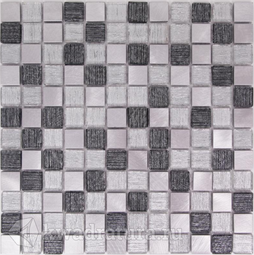 Мозаика стеклянная Bonaparte Trend Silver 30x30