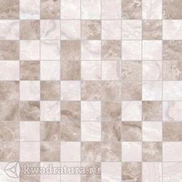Мозайка Ceramica Classic Marmo темно бежевый/ бежевый 30х30