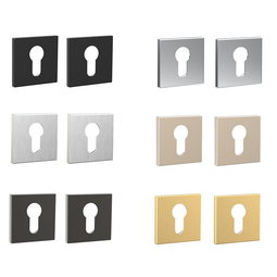 Накладка под цилиндр Punto ET.K.ARC.Q52 квадратная в цвет ручки