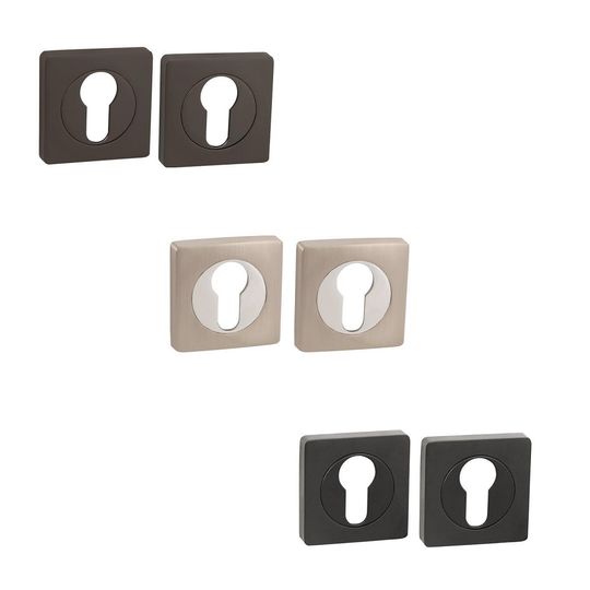 Накладка под цилиндр Punto ET.K.ZQ51 квадратная в цвет ручки