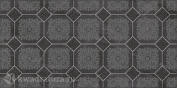Декор Laparet Olimpus Grand черный 25x50