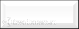 Настенная плитка Terracotta Beveled Tile Snow white 10x30 см