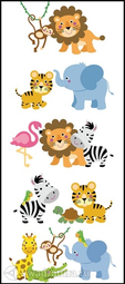 Панно Нефрит-керамика Kids Safari 40x100 см