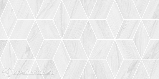 Настенная плитка Laparet Forest белая рельеф 30x60 см
