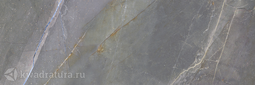 Настенная плитка Laparet Shade тёмно-серая 25x75 см