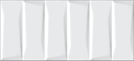 Настенная плитка Cersanit Evolution кирпичи белый рельеф 20х44 см EVG053