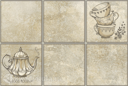 Настенная плитка Terracotta Vintage Voyage Brunch 20x30 см