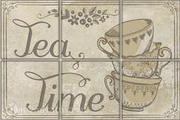 Настенная плитка Terracotta Vintage Voyage Tea Time 20x30 см