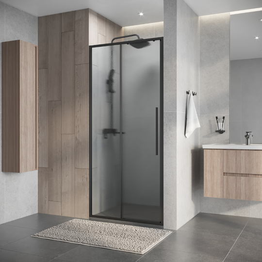 Душевая дверь Niagara Nova NG-34-L10CHGR 100x195 графит стекло шиншилла