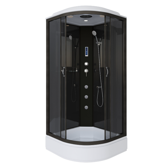 Душевая кабина Niagara Classic NG-6501-14F 90x90x215 черная
