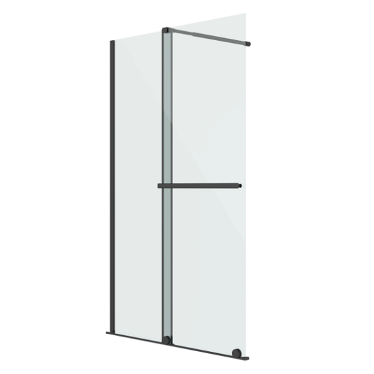 Душевая перегородка Niagara Nova NG-671-12Black 120x200 стекло прозрачное