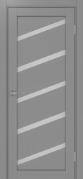 Межкомнатная дверь OPorte Турин 506U Серый