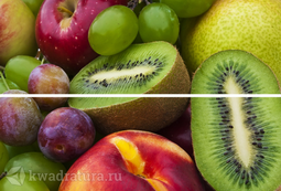 Панно стеклянное Terracotta Beveled Tile Fruits 20x30 см (2 шт.)