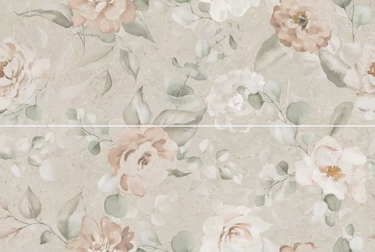 Панно Kerama Marazzi Риккарди 2 бежевый 80x120 см ректификат AZ\B051\2x\14059R