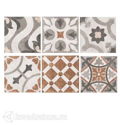 Керамогранит Cersanit Carpet пэчворк многоцветный 29,8x29,8 см