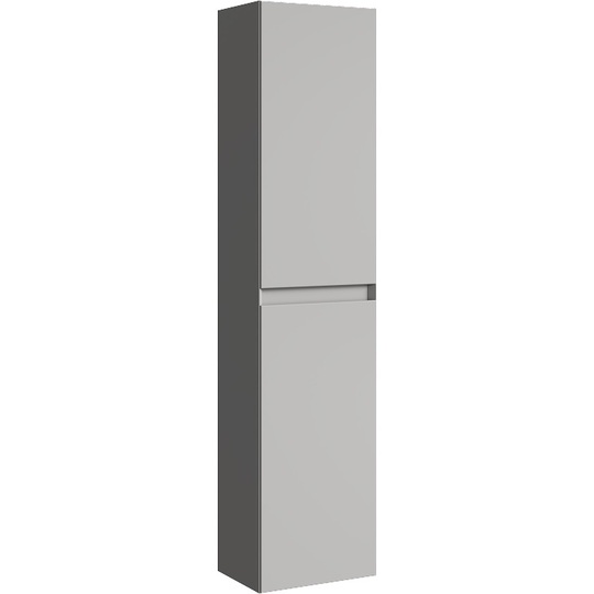 Пенал для ванной Aqwella Geometria 35 серый туман