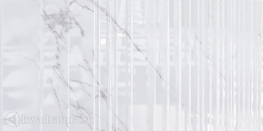 Настенная плитка Axima Орлеан белая рельеф 30x60