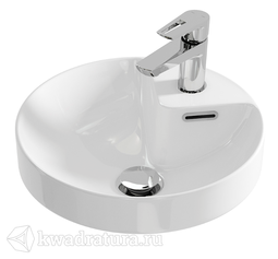 Раковина Cersanit Crea 38x38 см с отверстием под смеситель