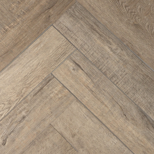 Виниловая SPC планка Елочка Royce Respect Дуб Рок Лейк R2025