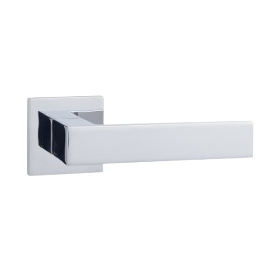 Дверная ручка на тонкой розетке Abriss R50.150 CP хром