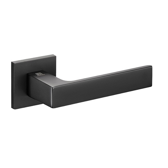 Дверная ручка на тонкой розетке Bussare Forte A-59-40 Black