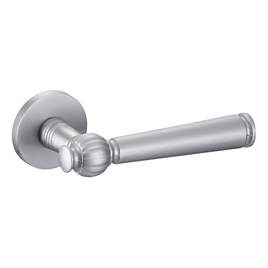 Дверная ручка на тонкой розетке Bussare Vaso A-41-50 M.Chrome