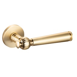 Дверная ручка на тонкой розетке Bussare Vaso A-41-50 W.Gold