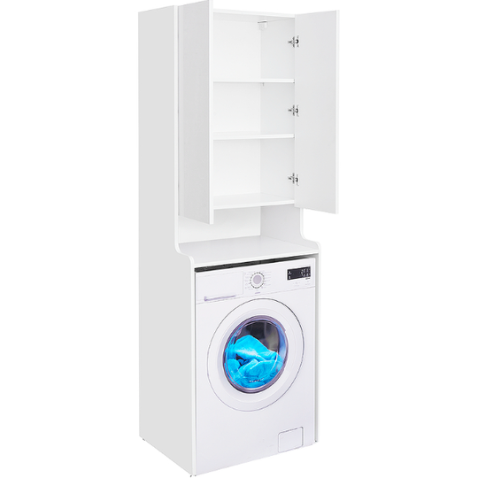 Шкаф Акватон Лондри 60 белый глянец для стиральной машины