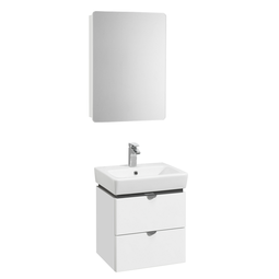Комплект мебели для ванной Акватон Скай 60 белый/серый кашемир