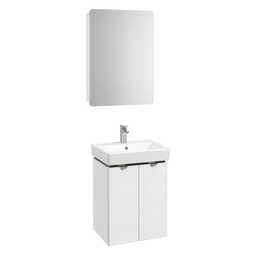 Комплект мебели для ванной Акватон Скай 55 белый/серый кашемир