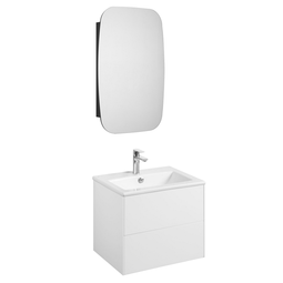Комплект мебели для ванной Акватон Сохо 60 белый глянец