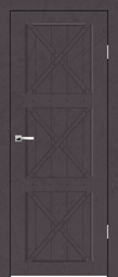 Межкомнатная дверь Synergy Пандора Шагрень графит ДГ