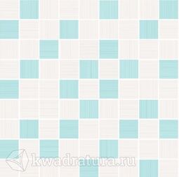 Декор мозайка Cersanit Tiffany голубая 30х30 см