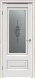 Межкомнатная дверь Triadoors 631 Дуб Серена светло-серый стекло Сатин графит лак прозрачный