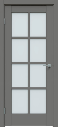 Межкомнатная дверь Triadoors 636 Медиум грей стекло сатин