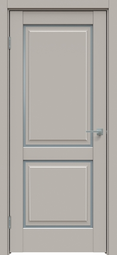 Межкомнатная дверь Triadoors 652 Шелл Грей стекло сатин