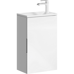 Тумба с раковиной Aqwella Accent 40 L/R белая