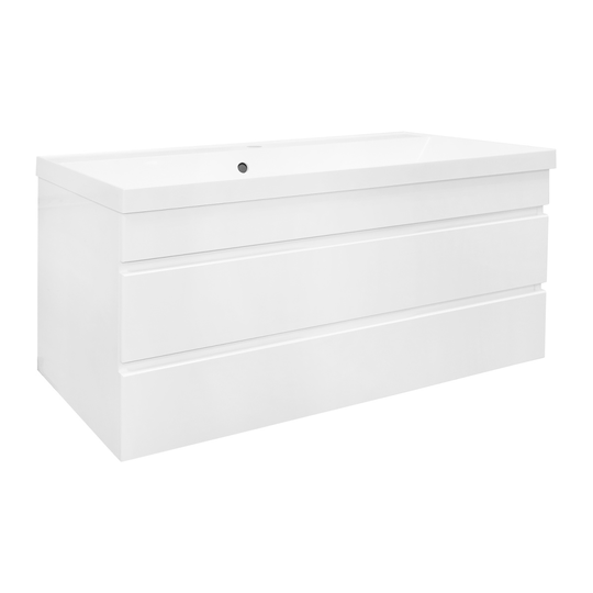 Тумба с раковиной Azario Эстима 100/2 белый