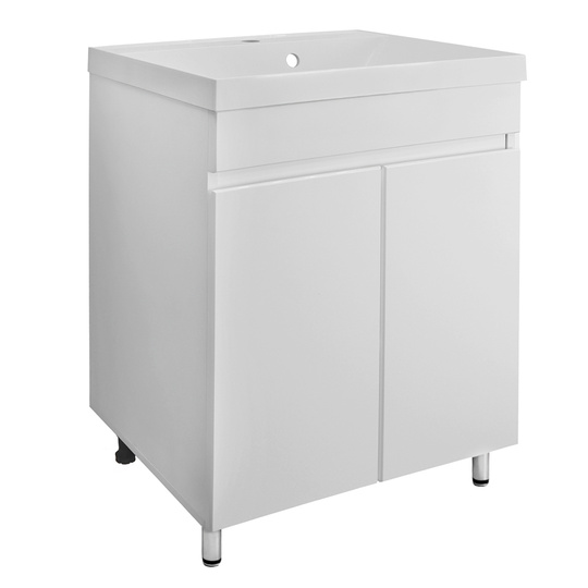 Тумба с раковиной Azario Эстима 60Н белый