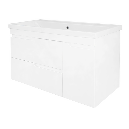 Тумба с раковиной Azario Kantri 100/2 белый