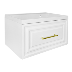 Тумба с раковиной Azario Laura 70/1 белый
