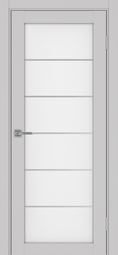 Межкомнатная дверь OPorte Турин 501АСС.2 Молдинг SC Пепельный