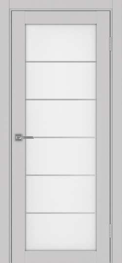 Межкомнатная дверь OPorte Турин 501АСС.2 Молдинг SC Пепельный