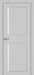 Межкомнатная дверь OPorte Турин 523АПС Молдинг SC Пепельный