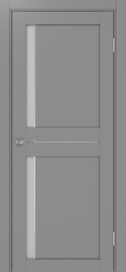 Межкомнатная дверь OPorte Турин 523АПС Молдинг SC Серый