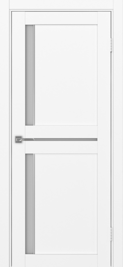 Межкомнатная дверь OPorte Турин 523АПС Молдинг SC Белый снежный