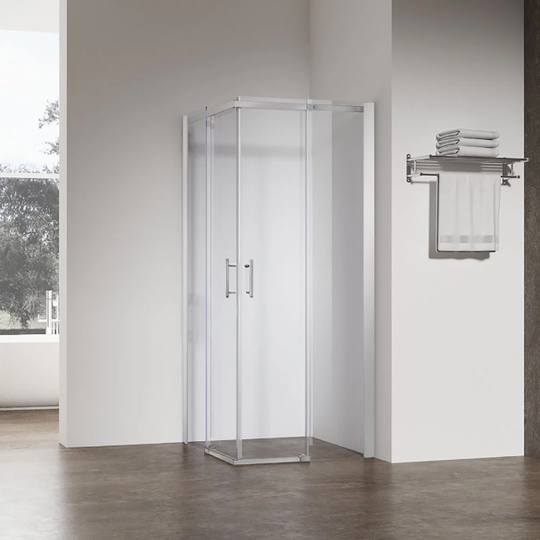 Душевой уголок Veconi RV-50CH 90x90x195 прозрачное стекло