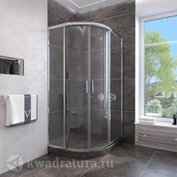 Душевой уголок Veconi RV-107 90x90х190 прозрачное стекло